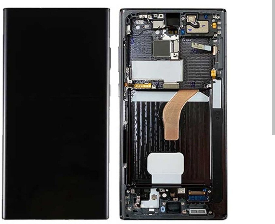تاچ و ال سی دی سامسونگ S22 Ultra مدل S908 با فریم AMOLED ۶.۸ اینچ ۵۰۰ PPI